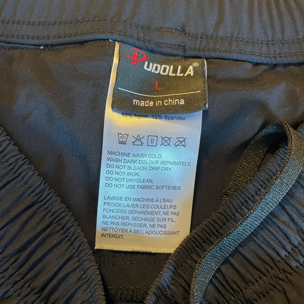 Pudolla NWT Men’s Black Track Pants - Picture 5 of 7